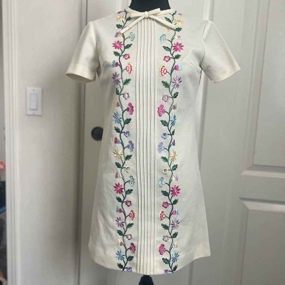 Vintage embroidered dress